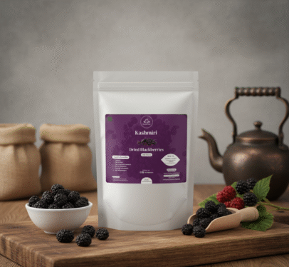 Premium Organic Kashmiri Blackberry | Dried Red Berries | Sun Dehydrated Blackberry
