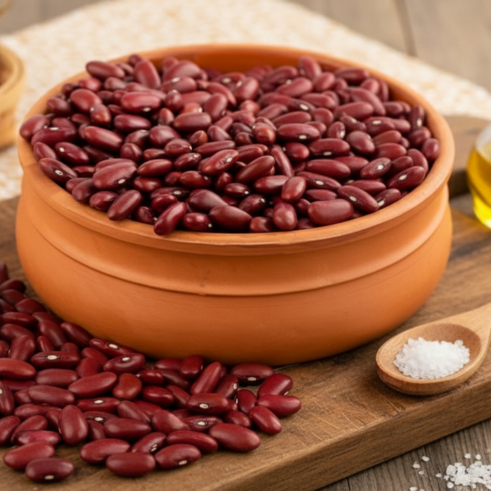 Kashmiri Rajma | Red Kidney Beans| Unpolished Pulses | Vegan Protein | Dried Pulses - Image 2