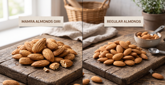 Mamra Almonds vs Regular Almonds Price Difference & Is It Worth It